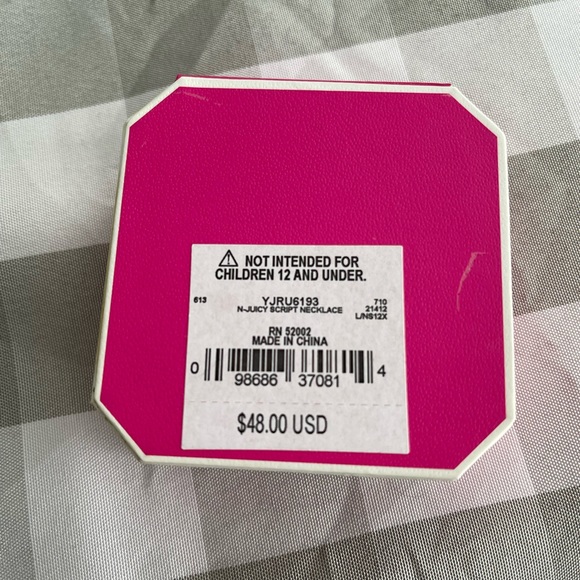 Juicy Couture “Juicy” Bling Necklace - Picture 3 of 6